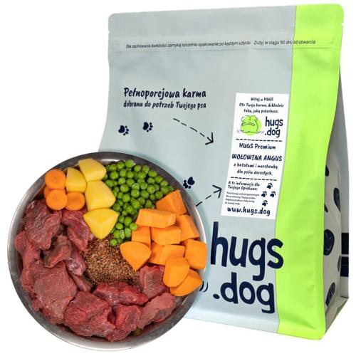 WOŁOWINA ANGUS Z BATATAMI I MARCHEWKĄ – HUGS Premium