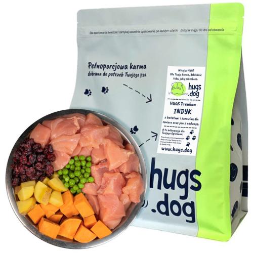INDYK z BATATAMI i ŻURAWINĄ – HUGS Premium