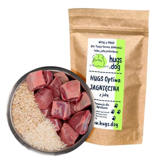 JAGNIĘCINA z JUKĄ – HUGS Optima 100g na próbę