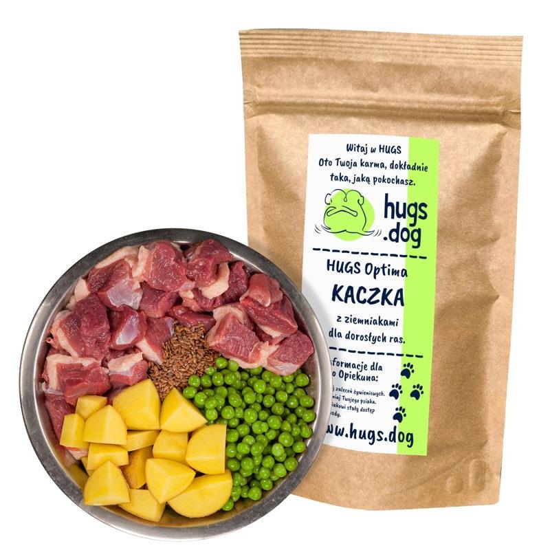 KACZKA z ZIEMNIAKAMI – HUGS Optima 100g na próbę