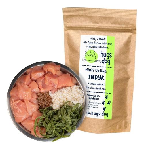 INDYK z WODOROSTAMI – HUGS Optima 100g na próbę